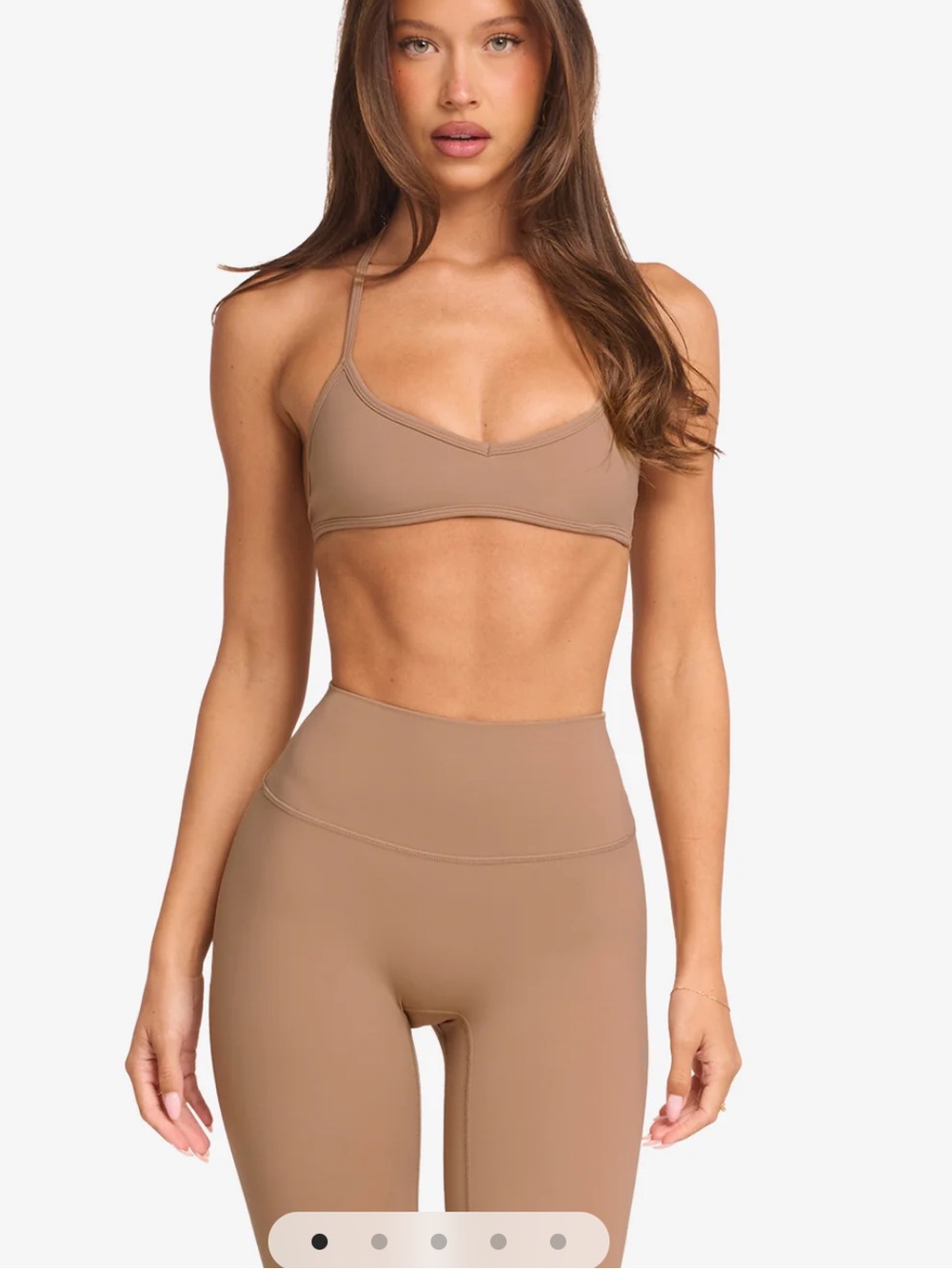 CSB Freedom Micro Crop in tan - NWT XS